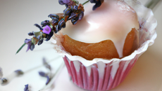 Cupcake de mariage romantique rose lavande