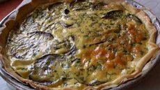 Tarte aux aubergines sans tomate