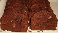 Cake chocolat et amandes grillées