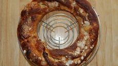 Brioche tressée pomme raisin