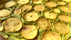 Tourte de pommes de terre à l'avocat