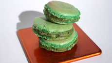 Macarons kiwi et gingembre