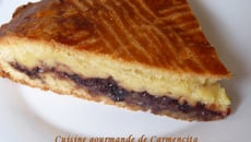 Gâteau basque à la confiture de cerise noire et crème pâtissière