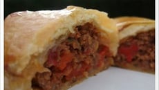 Chaussons aux poivrons tomates et bœuf haché