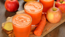 Jus vitaminé pomme, carotte et gingembre