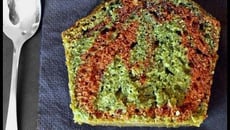 Cake marbré pistache chocolat