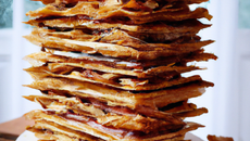 Mille-feuilles croustillant aux saveurs d'automne