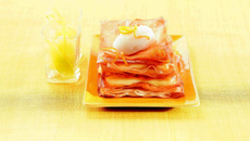 Tarte au citron en millefeuille