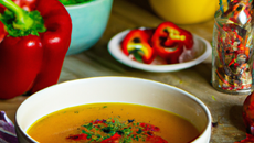 Soupe de poivrons