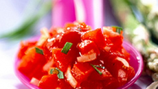 Tartare de tomates facile