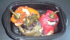 Poivrons farcis au curcuma