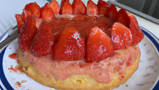 Charlotine de fraise