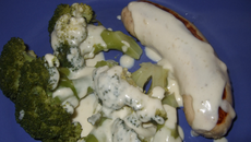 Boudin blanc en bouquet