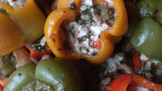 Poivrons farcis simples