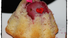 Minis moelleux aux fraises
