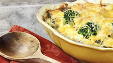 Gratin de légumes au Bresse Bleu