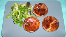 Galettes de pommes de terre et roquefort