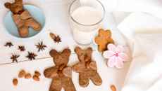 Petits oursons aux amandes et au cacao