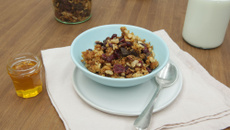 Granola noix de pécan et cramberries