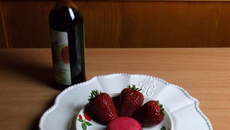 Macarons fraise balsamique