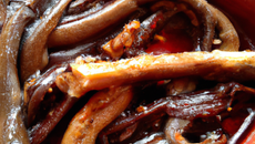 Tronçons d'anguilles au vinaigre