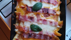 Lasagnes au bacon et à la brousse