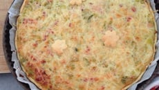 Flamiche aux poireaux et chèvre