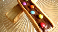 Biscuits aux bonbons de chocolat