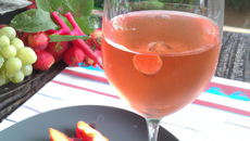 Vin de pêches de vigne