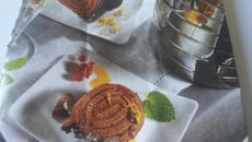 Bûche chocolat et orange