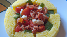 Polenta tricolore