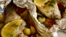 Filets de brotule en papillote