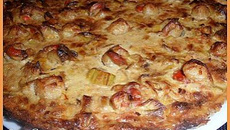 Quiche de poireaux et coquilles St Jacques