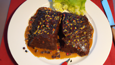 Pavé de bœuf normand au poivre de sichuan