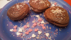 Macarons au chocolat !