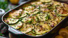 Gratin de courgettes à la bolognaise