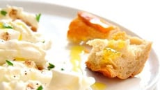 Carpaccio de mozzarella burrata