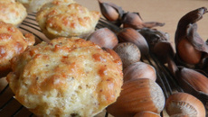 Petits muffins noisettes Comté