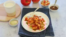 Pain perdu aux pommes et caramel au beurre salé