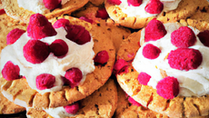 Sablés la chantilly de framboise