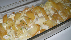 Gratin de pommes de terre à la Fourme d'Ambert