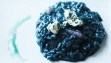 Risotto bleu au roquefort et aux poires