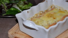 Gratin de crozets au fromage à raclette