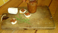 Chutney de poivrons aux fuits