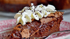 Gâteau fondant au chocolat pâtissier