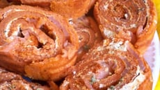 Roulé tomate saumon et fromage frais !