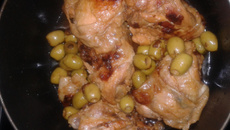 Poulet aux olives rapide