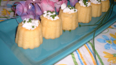 Petits cannelés au fromage de chèvre frais