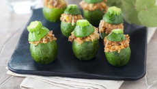 Courgettes farcies au haché d'agneau