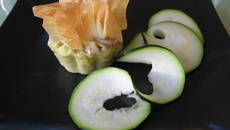 Balluchons de courgettes aux herbes